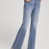 Hot Girlfriend Embellished Flare Jeans Jeans & Denim