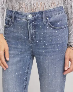 Hot Girlfriend Embellished Flare Jeans Jeans & Denim