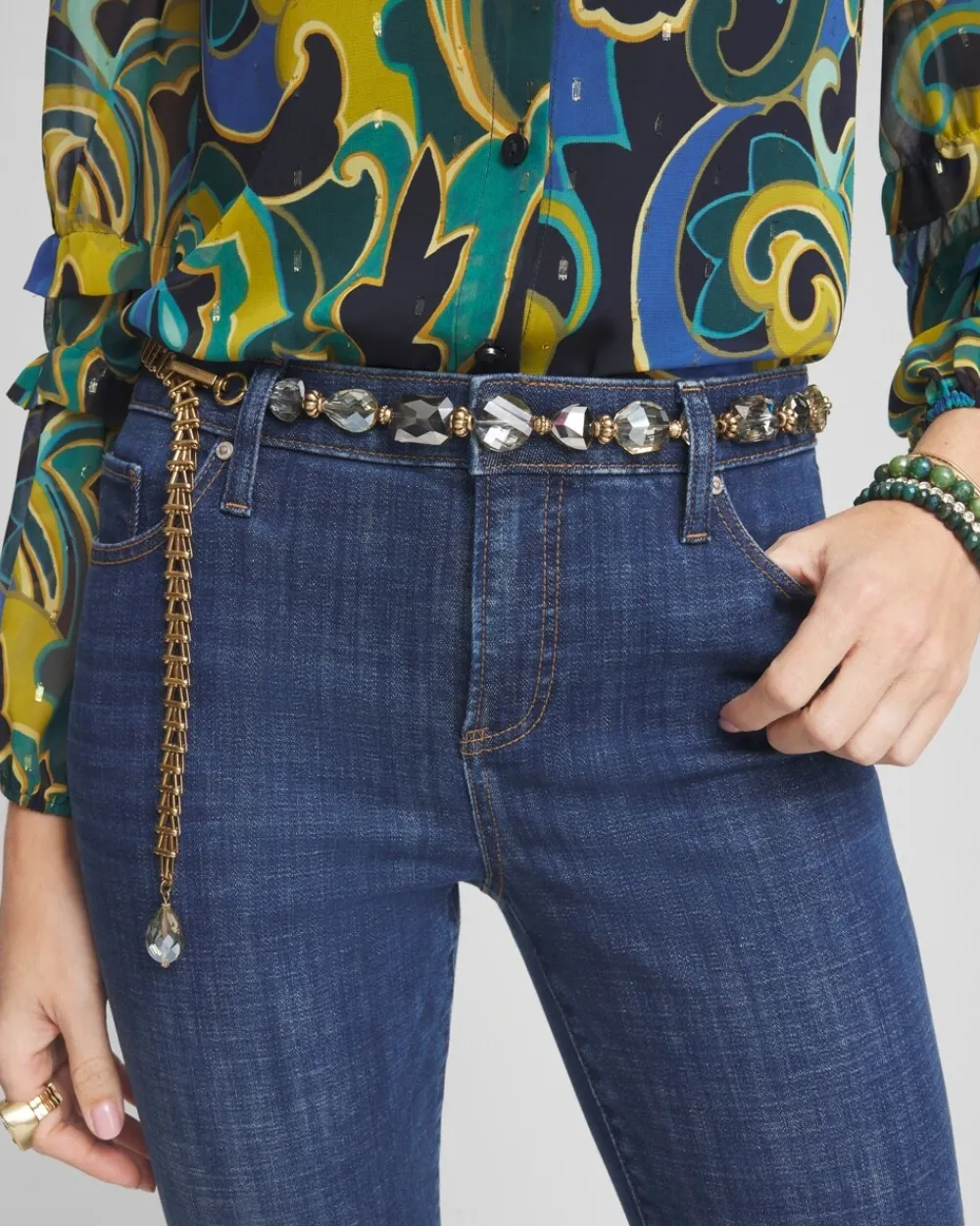 Cheap Beaded Chain Belt Belts