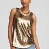 Best Gold Sequin Tank Tops | Tees