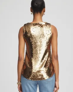 Best Gold Sequin Tank Tops | Tees