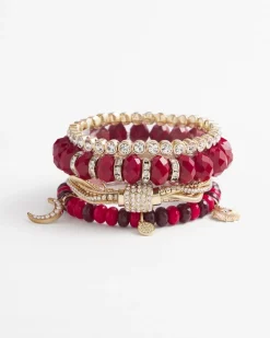 Shop Tone Multi Strand Pavé Bracelet Bracelets | Everyday Jewelry