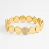 Store Tone Pavé Beaded Bracelet Bracelets | Everyday Jewelry