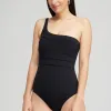 Best Gottex One Shoulder One Piece Swimsuit Swim