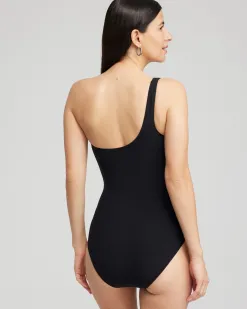 Best Gottex One Shoulder One Piece Swimsuit Swim