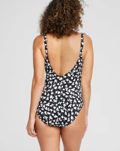 Best Sale Gottex Ruffle Shoulder One Piece Swimsuit Swim