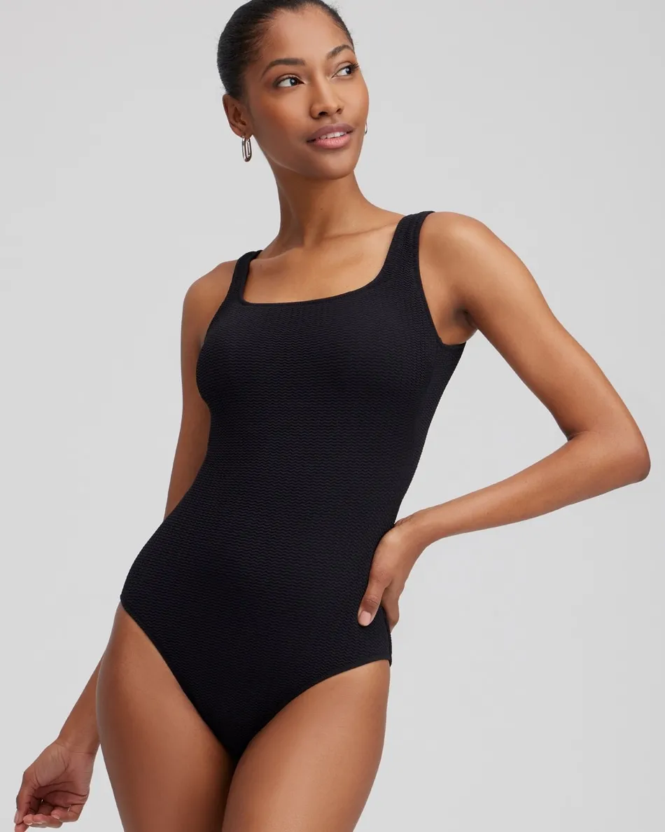 Online Gottex Square Neck One Piece Swimsuit Swim