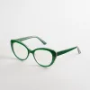 Flash Sale Green Cateye Readers Eyewear