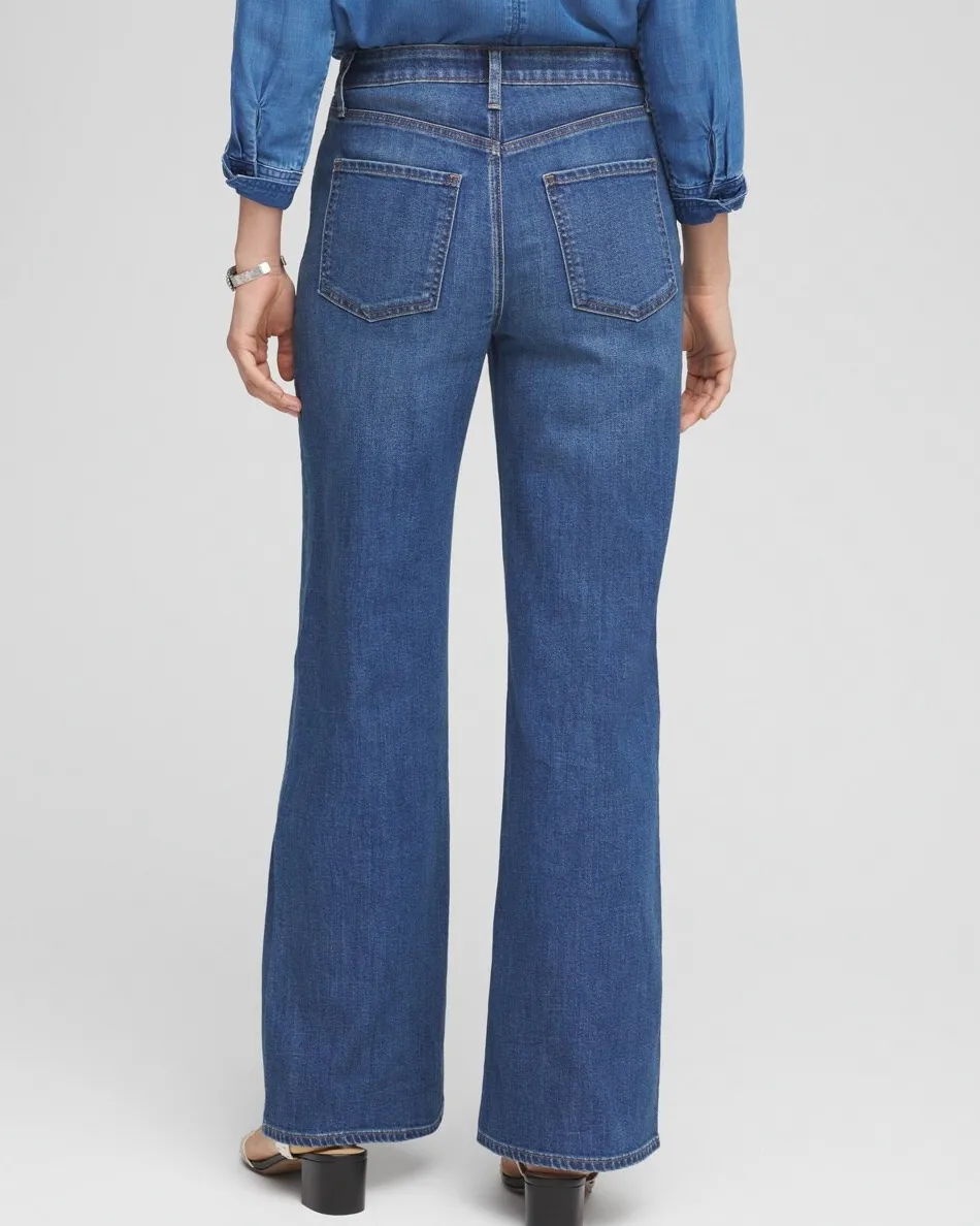 Store High Rise Wide Leg Jeans Jeans & Denim