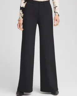 Sale High Rise Wide Leg Ponte Pants Pants