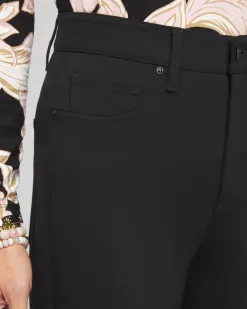 Sale High Rise Wide Leg Ponte Pants Pants