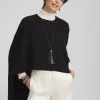 Discount High-Low Sweater Poncho Tops | Ponchos & Ruanas