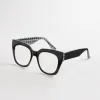Clearance Houndstooth Cateye Readers Eyewear