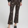 Flash Sale Juliet Fall Print Kick Flare Pants Pants