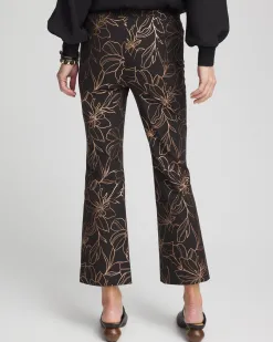 Flash Sale Juliet Fall Print Kick Flare Pants Pants
