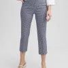 Clearance Juliet Gingham Straight Cropped Pants Pants