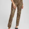 New Juliet Ponte Leopard Ankle Pants Pants