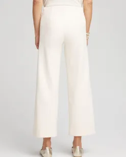 Best Juliet Ponte Wide Leg Cropped Pants Pants