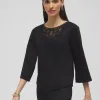 Discount Lace Inset Top Tops