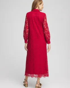 Clearance Lace Shirt Dress Dresses