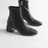 Flash Sale Lacquer Heel Stretch Boot Shoes