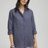 Fashion Linen Fringe Shirt Tops