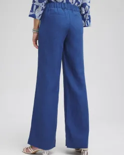 Clearance Linen Trouser Flare Pants Pants