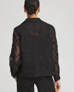 Cheap Long Sleeve Burnout Camp Shirt Tops | Blouses & Shirts