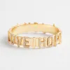 Flash Sale Love Hope Pavé Bangle Bracelet Bracelets | Bracelet Stacking
