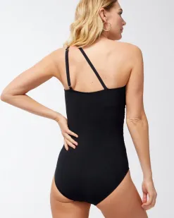 Cheap Magicsuit Hyperlink Charlize One Shoulder Swimsuit Swim