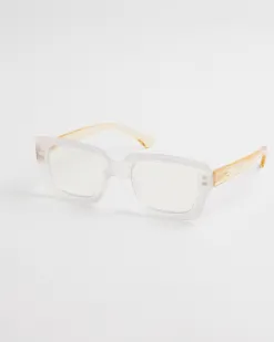 Online Matte Clear Taupe Readers Eyewear