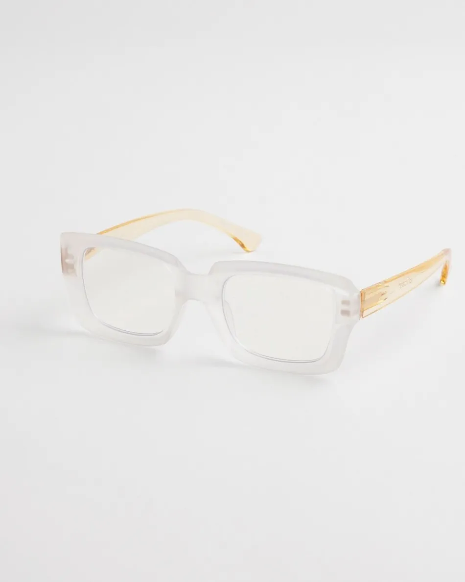Online Matte Clear Taupe Readers Eyewear