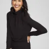 Outlet Micke Neck Banded Hem Top Tops