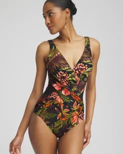 Best Sale Miraclesuit Botanico Crossover One Piece Swim
