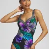 New Miraclesuit Flora Aura It's A Wrap Swimsuit Swim