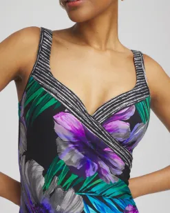 New Miraclesuit Flora Aura It's A Wrap Swimsuit Swim