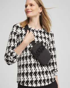 Fashion Neema Satin Ruffle Belt Bag Bags
