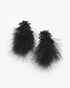 Store No Droop™ Feather Drop Earrings Earrings