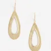 Cheap No Droop™ Tone Teardrop Earrings Earrings