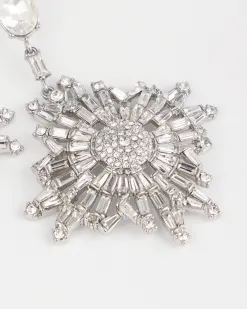 Discount No Droop™ Snowflake Drop Earrings Earrings