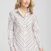 Outlet No Iron™ Stripe Shirt Tops