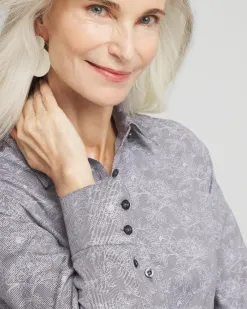 Best Sale No Iron™ Floral Jacquard Shirt Tops | Blouses & Shirts