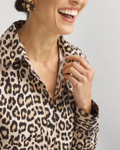 Hot No Iron™ Leopard Print Shirt Tops | Blouses & Shirts