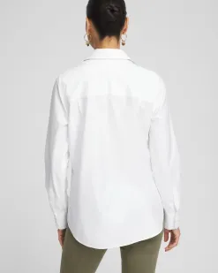 Store No Iron™ Placed Floral Shirt Tops