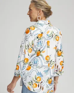 Cheap No Iron™ Stretch Tropical Shirt Tops