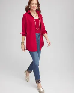 New No Iron™ Tunic Tops