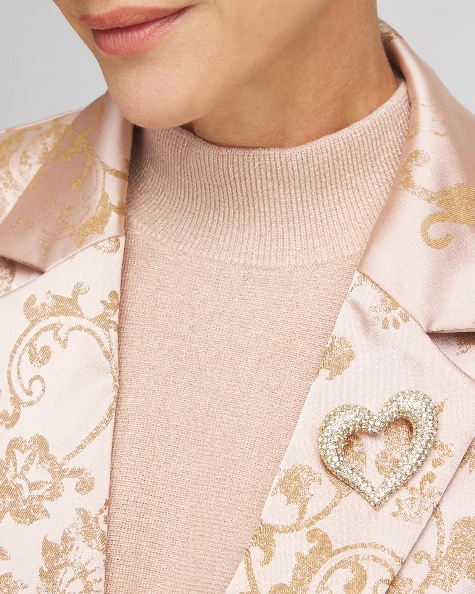 Store Pavé Heart Brooch Pins & Brooches