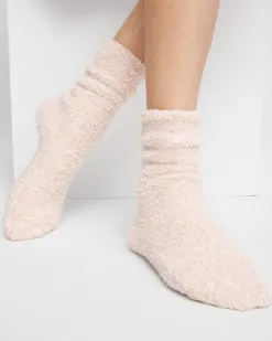 Best Sale Pink Furry Socks Cold Weather Accessories