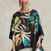 Hot Placed Palms Poncho Tops