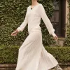 Discount Pleated Knit Skirt Skirts